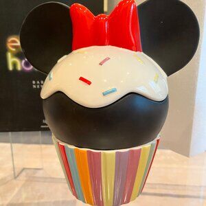 Disney Electric Holiday x Barney's New York Minnie Mouse Cookie Jar by Lenox